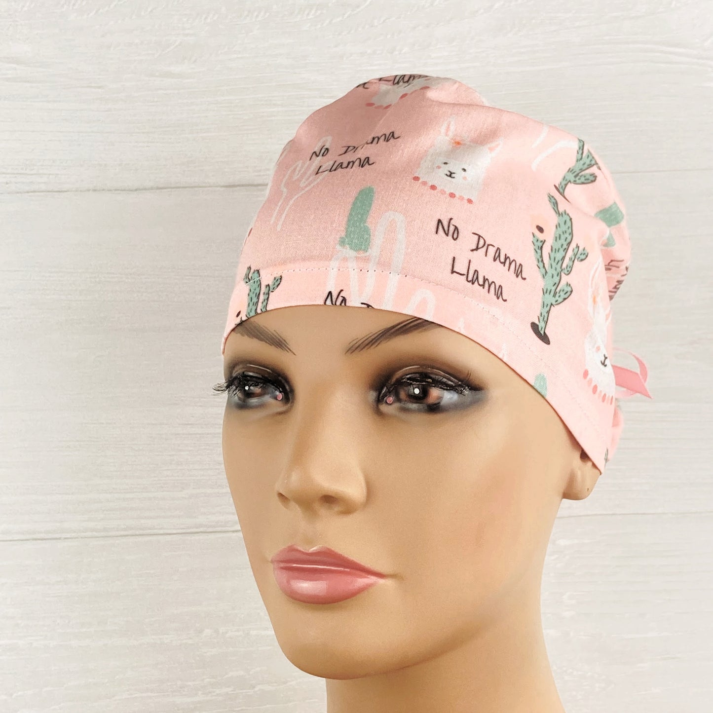 No Drama Llama Ponytail Scrub Hat
