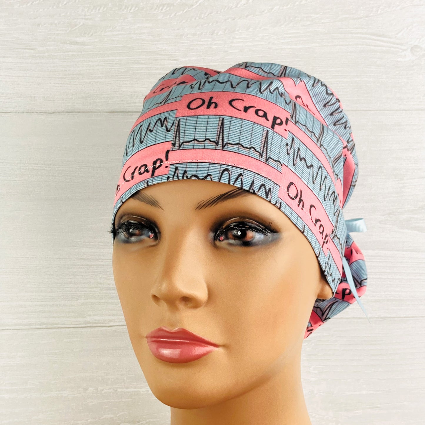 Oh Crap Ponytail Scrub Hat