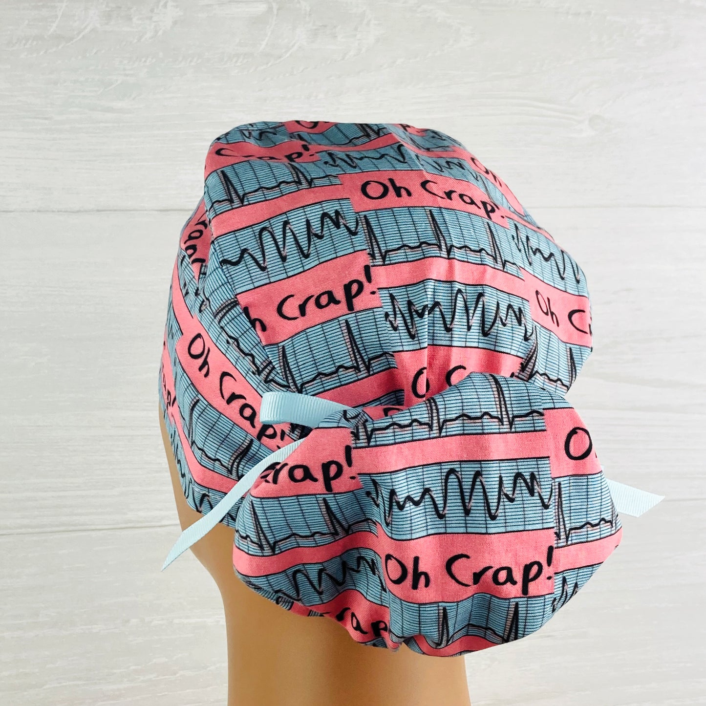 Oh Crap Ponytail Scrub Hat