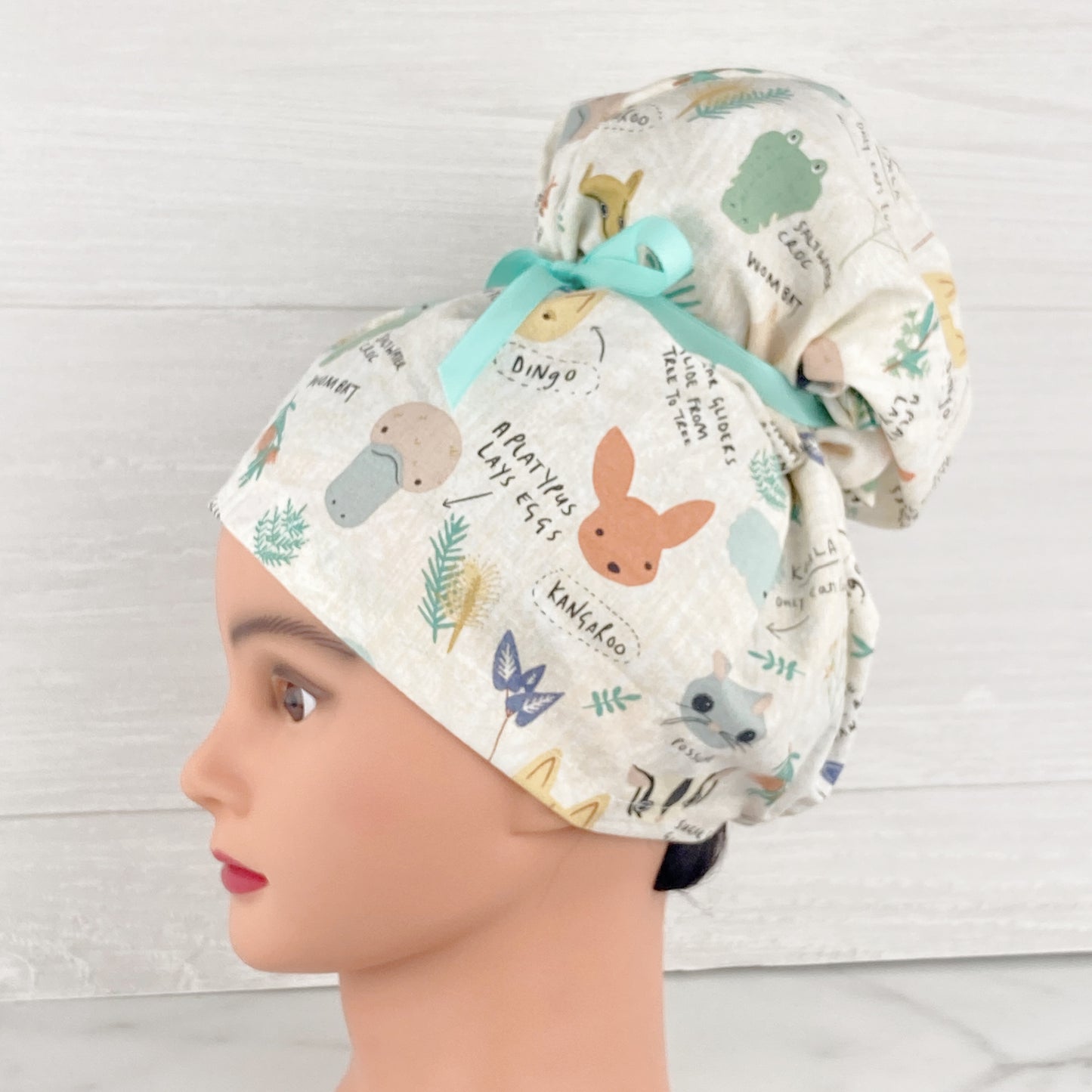 Outback Critters Updo Scrub Cap