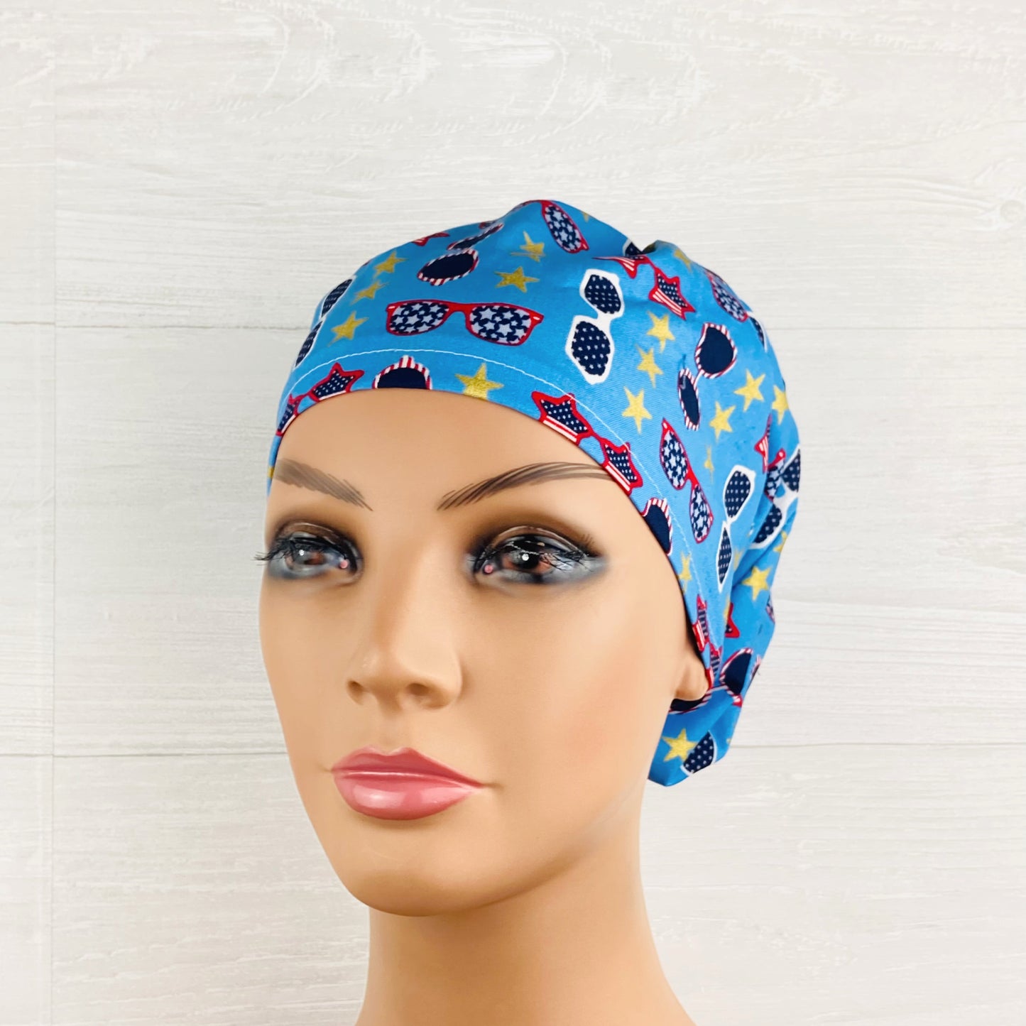 Patriotic Sunglasses Women's Tieback Hat