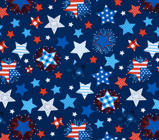 Patterned Stars Men's Scrub Hat