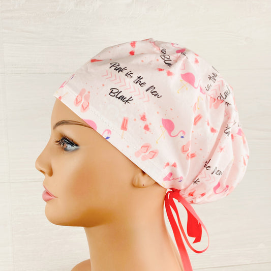 Pink is the New Black Women's Tieback Hat