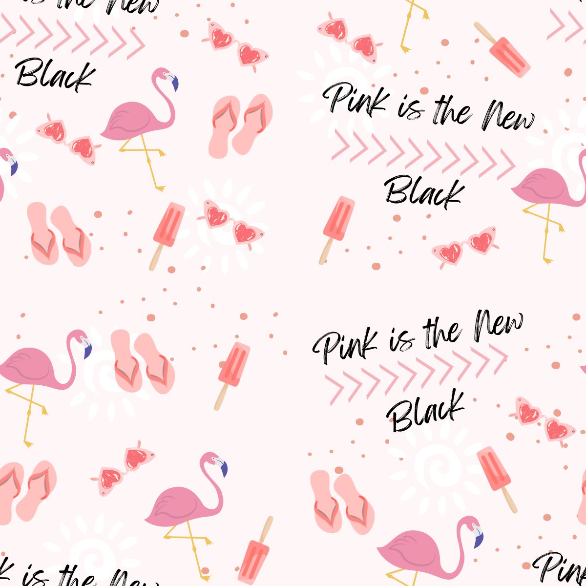 Pink is the New Black Women's Tieback Hat