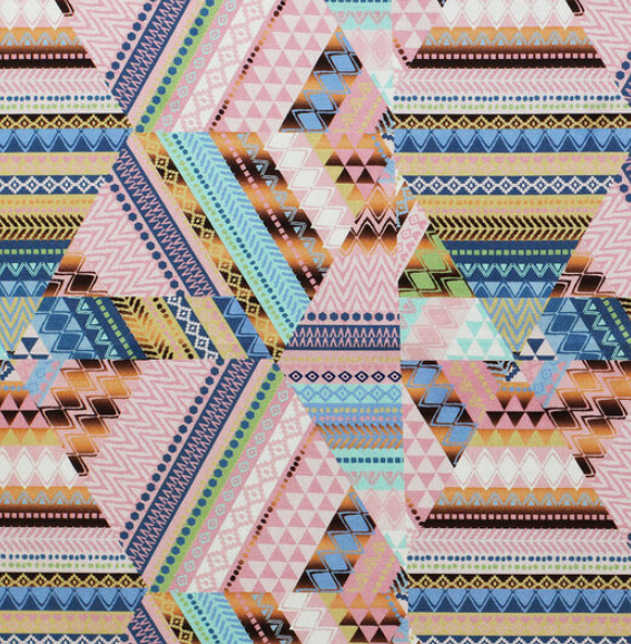 Pink Patchwork Updo Scrub Cap
