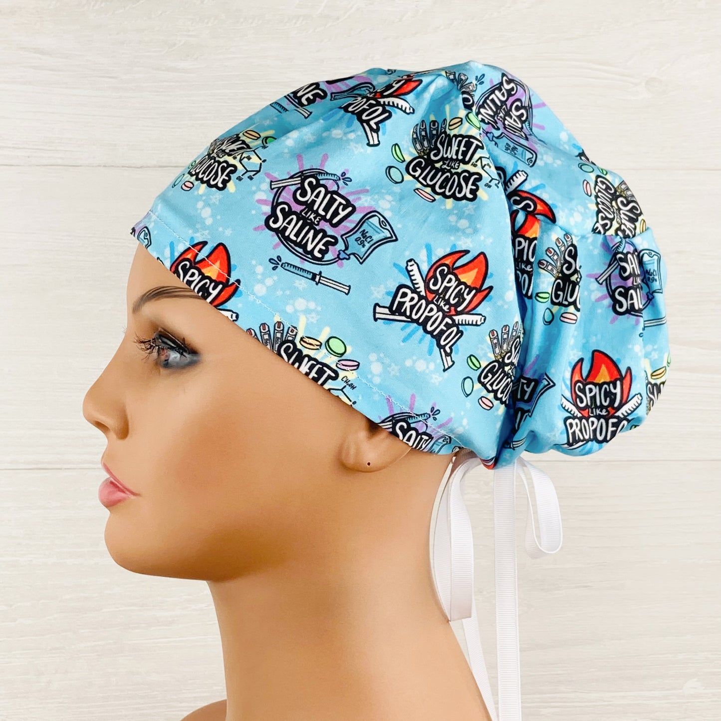 Salty Saline, Sweet Glucose Women's Tieback Hat