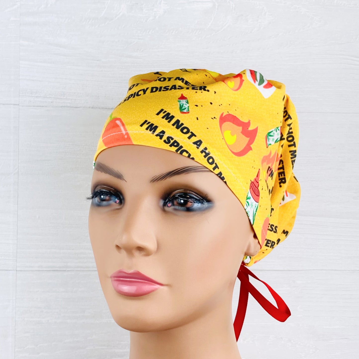 I'm Not a Hot Mess, I'm a Spicy Disaster Women's Tieback Hat
