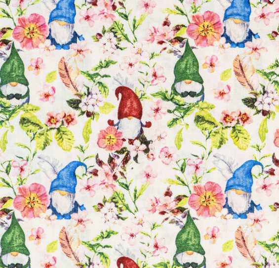 Spring Gnomes Ponytail Hat