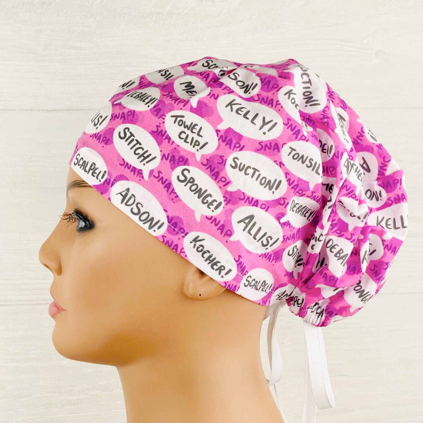 Surgical Instruments Women's Tieback Hat