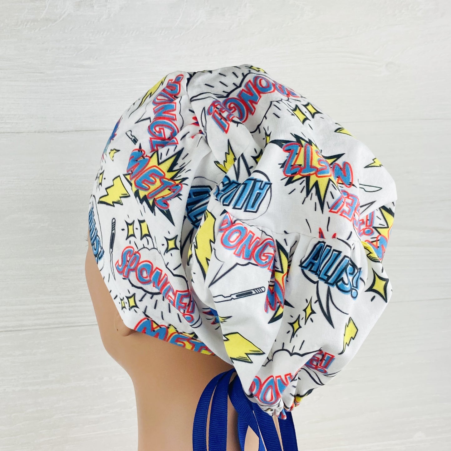 Surg Tech Comic Words Women's Tieback Hat