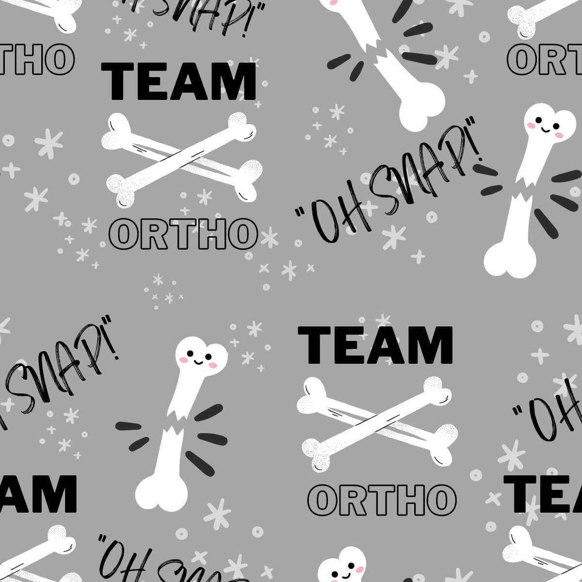 Team Ortho Ponytail Scrub Hat