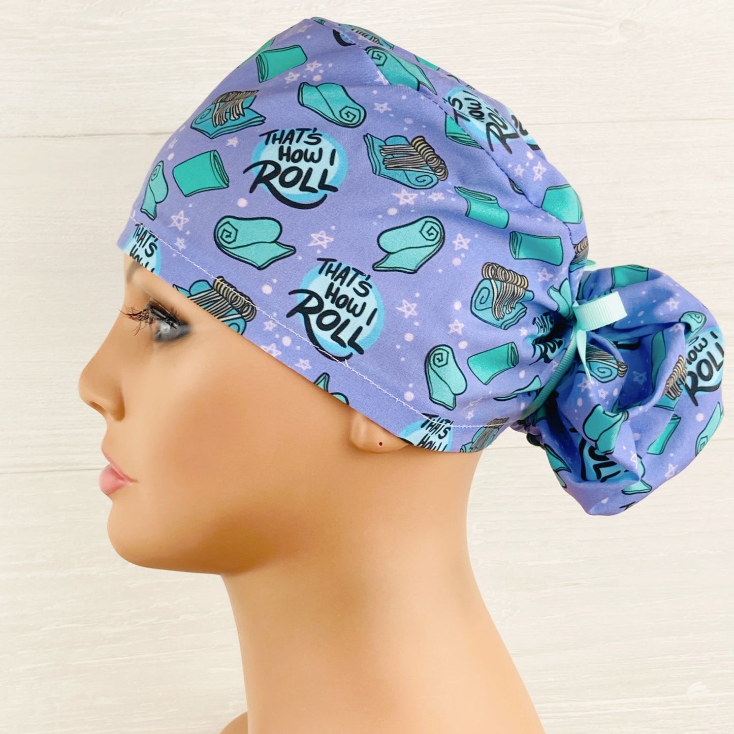 That's How I Roll Ponytail Scrub Hat
