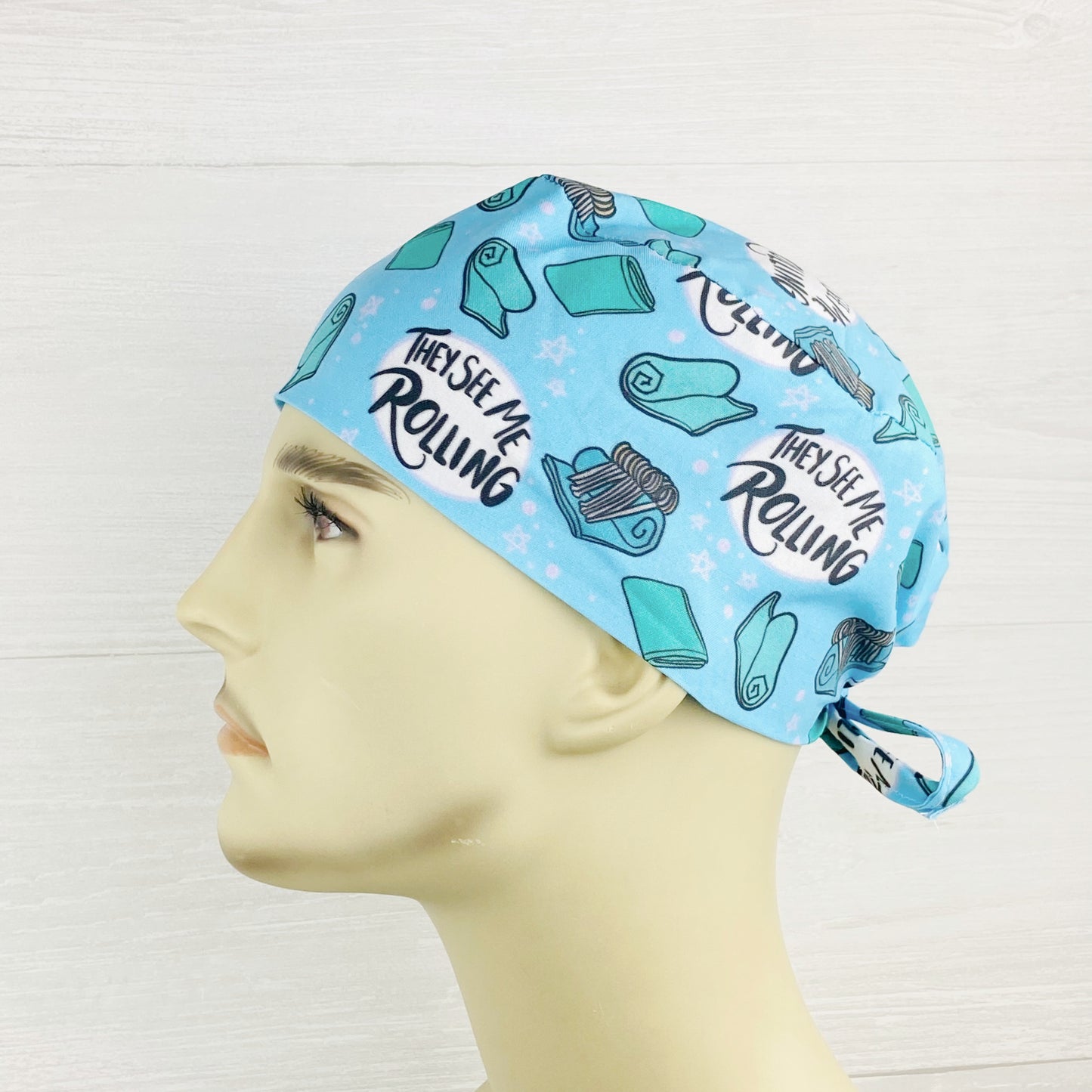 They See Me Rolling Men's Scrub Hat