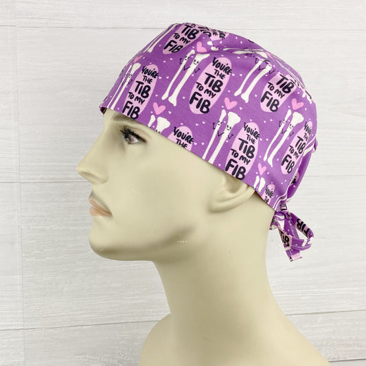 You're the Tib to My Fib Men's Scrub Hat