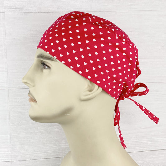Tiny Hearts Men's Scrub Hat