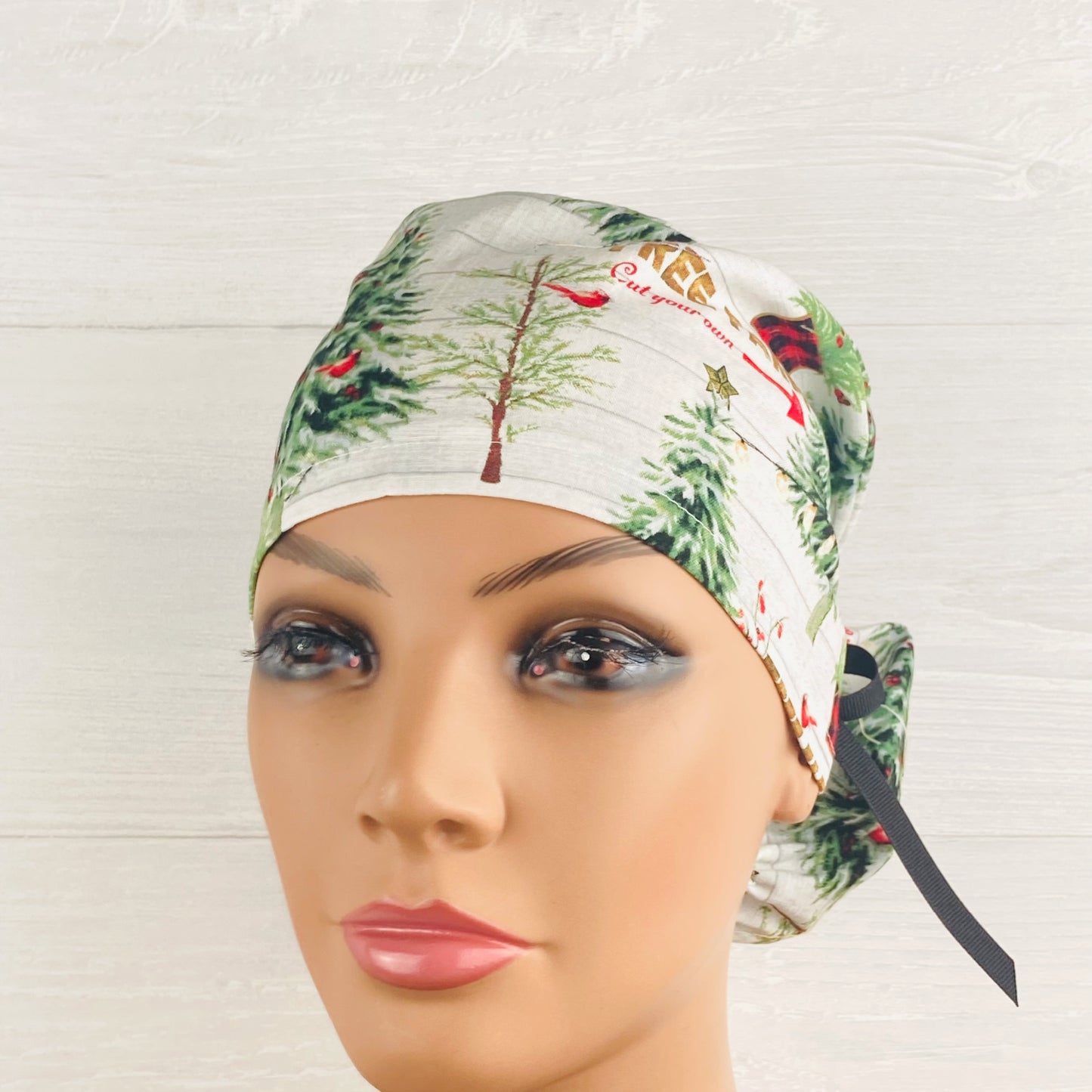 Christmas Tree Farm Ponytail Hat