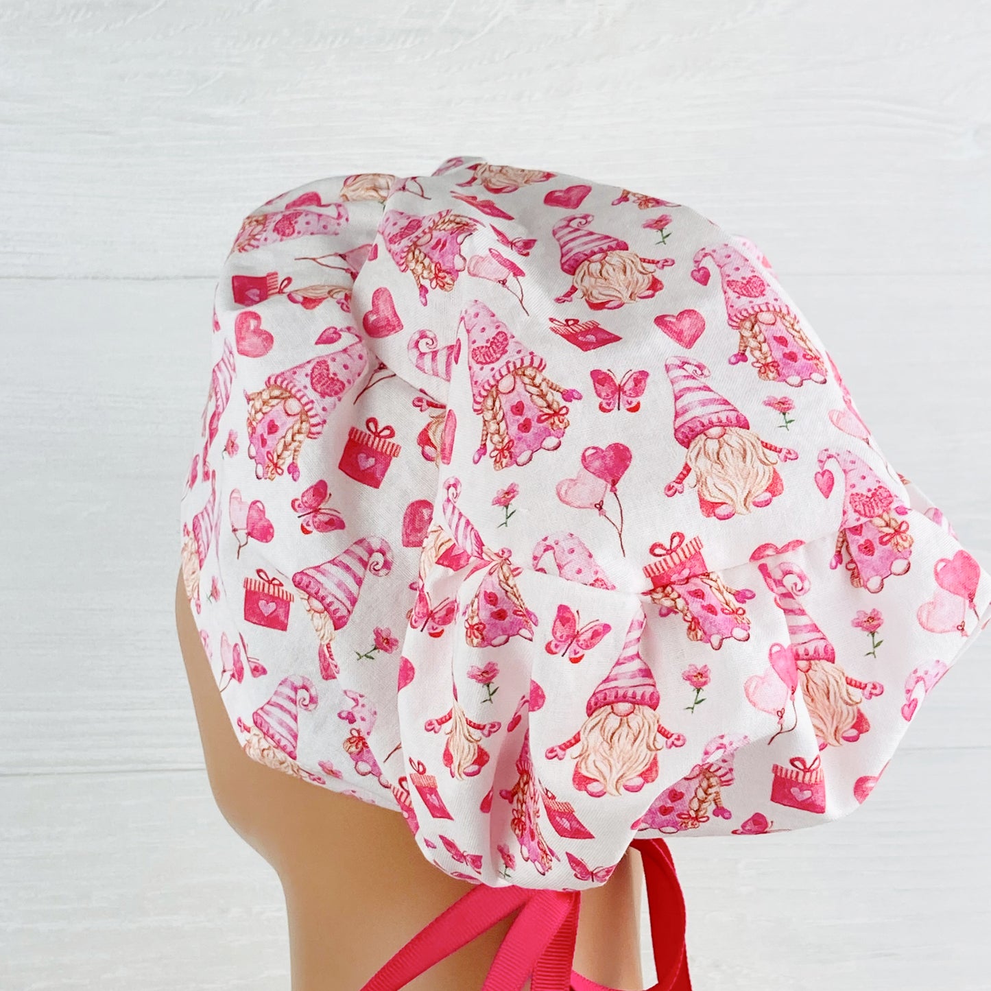 Valentines Gnomes Women's Tieback Hat