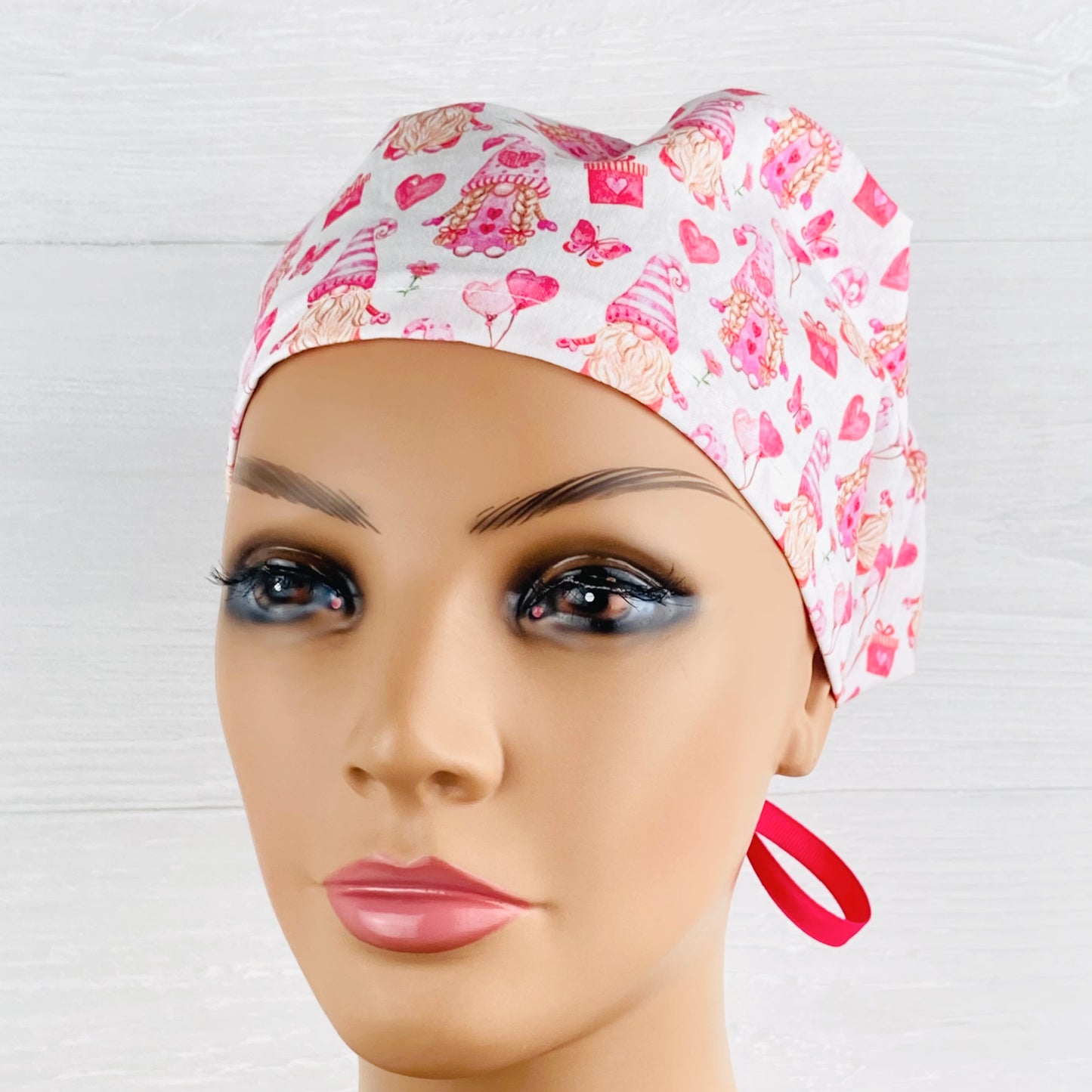 Valentines Gnomes Women's Tieback Hat