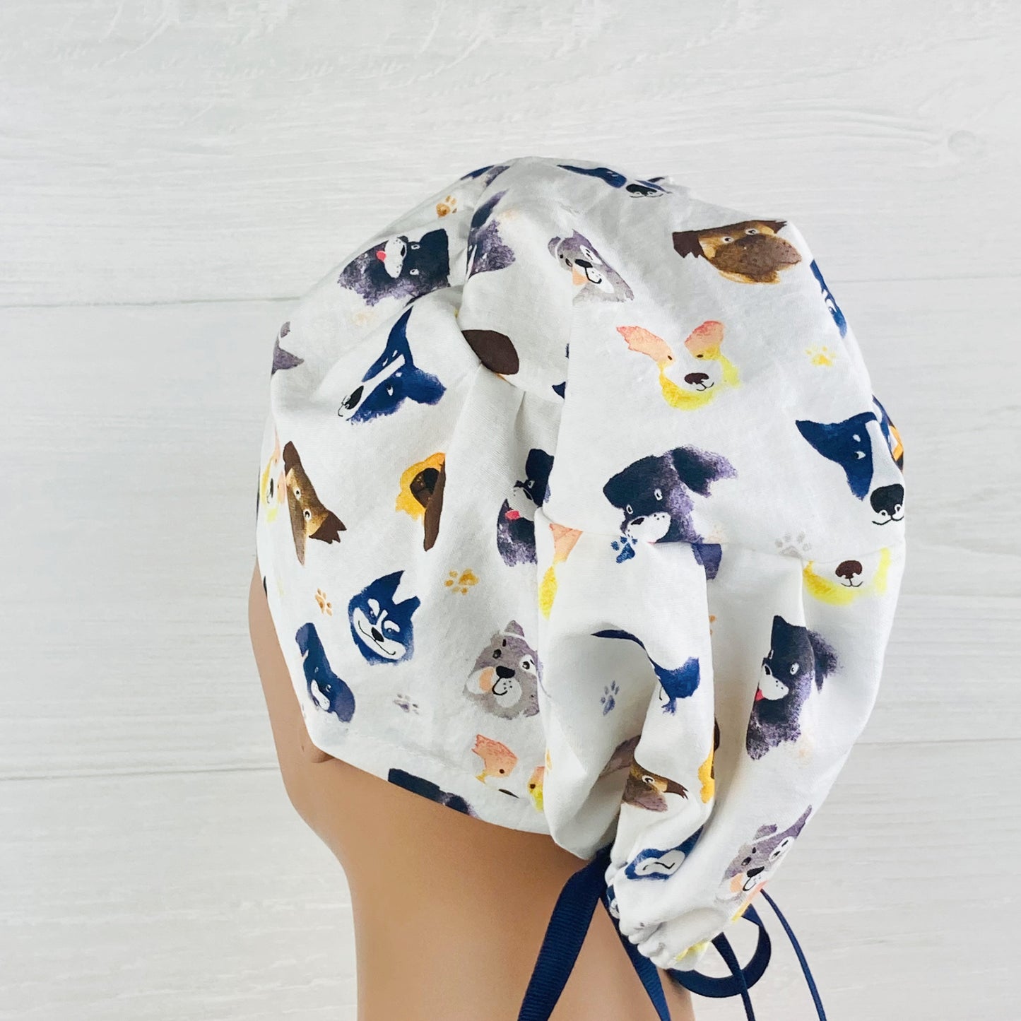 Watercolor Dogs Women's Tieback Hat