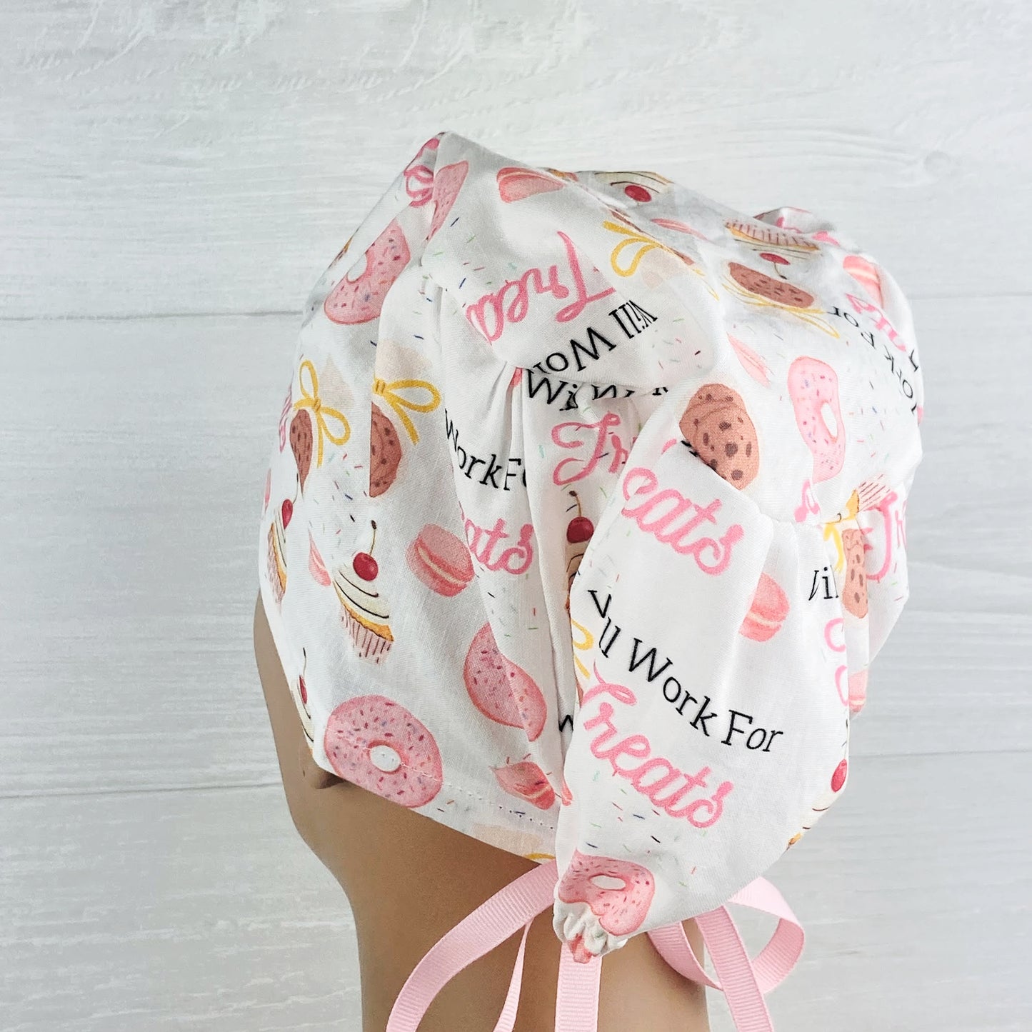 Will Work for Treats Women's Tieback Hat