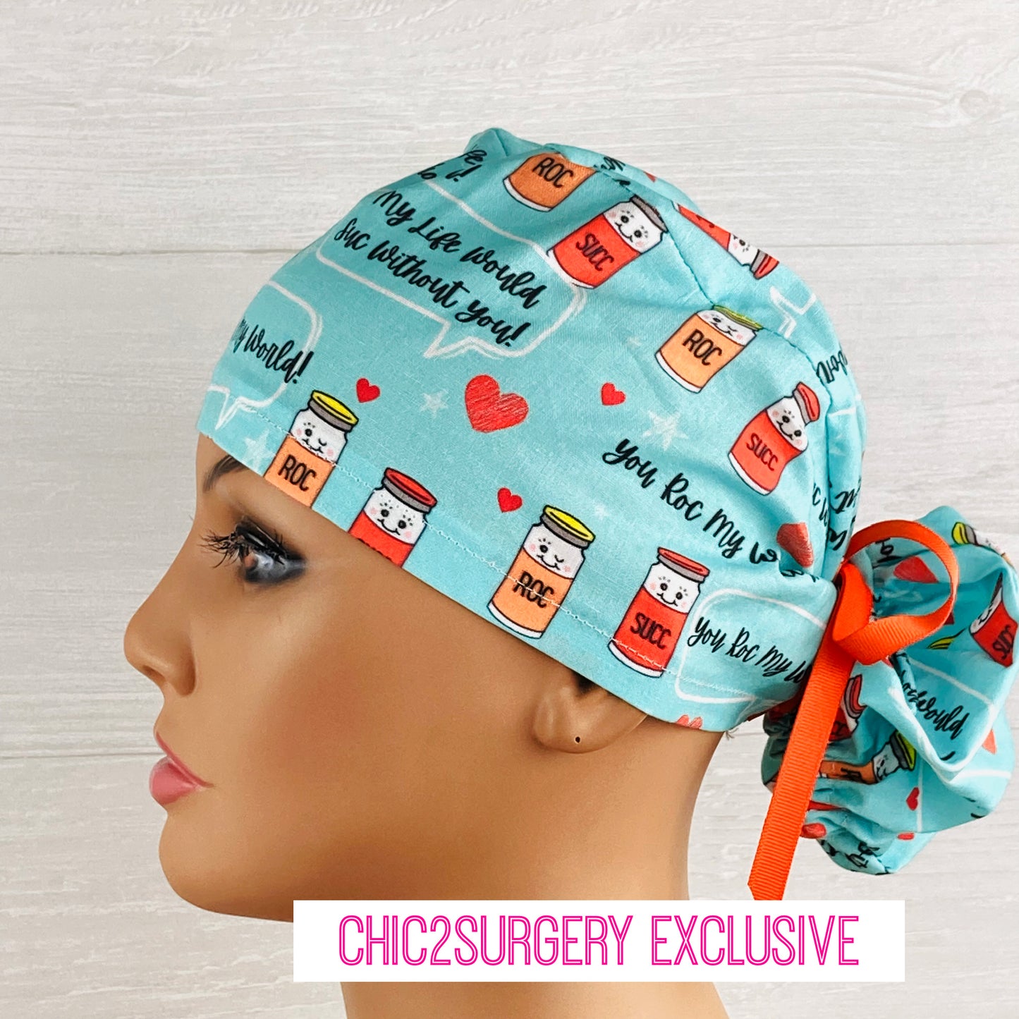 You Roc My World Ponytail Scrub Hat