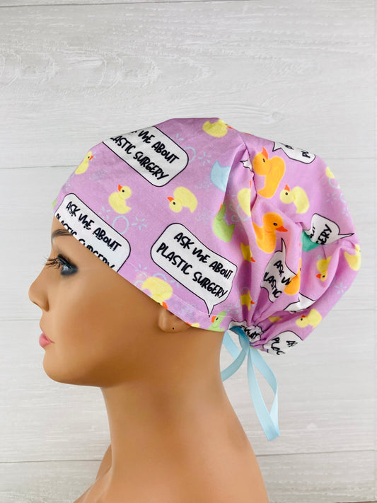 Plastic Surgery Rubber Ducks Women’s Tieback Hat