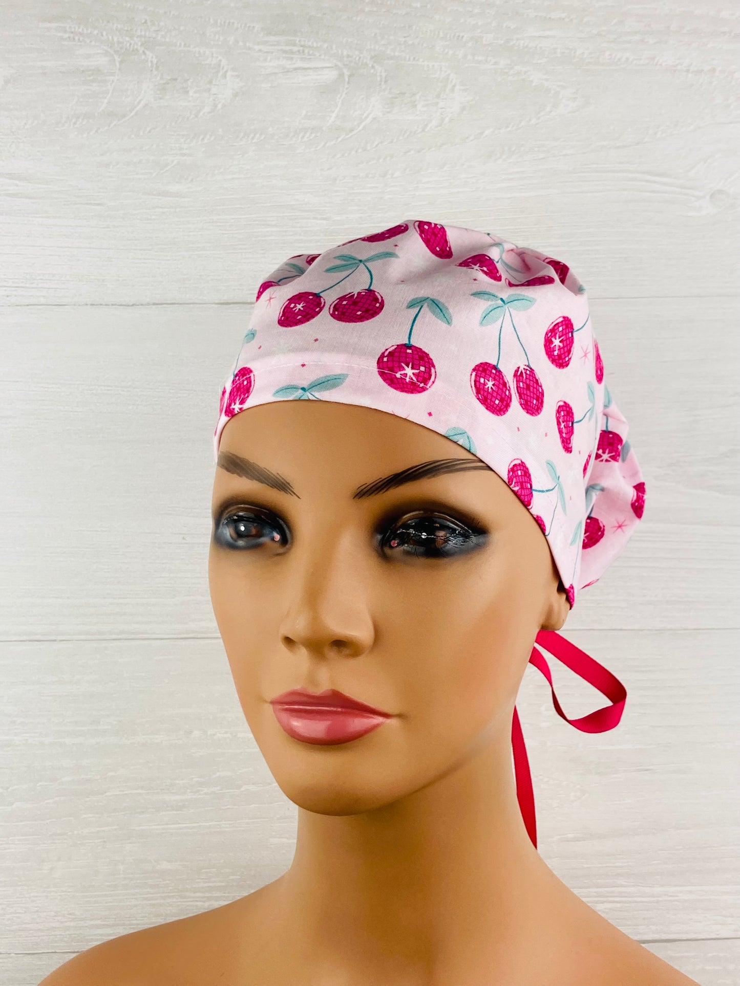 Disco Ball Cherries Women's Tieback Hat