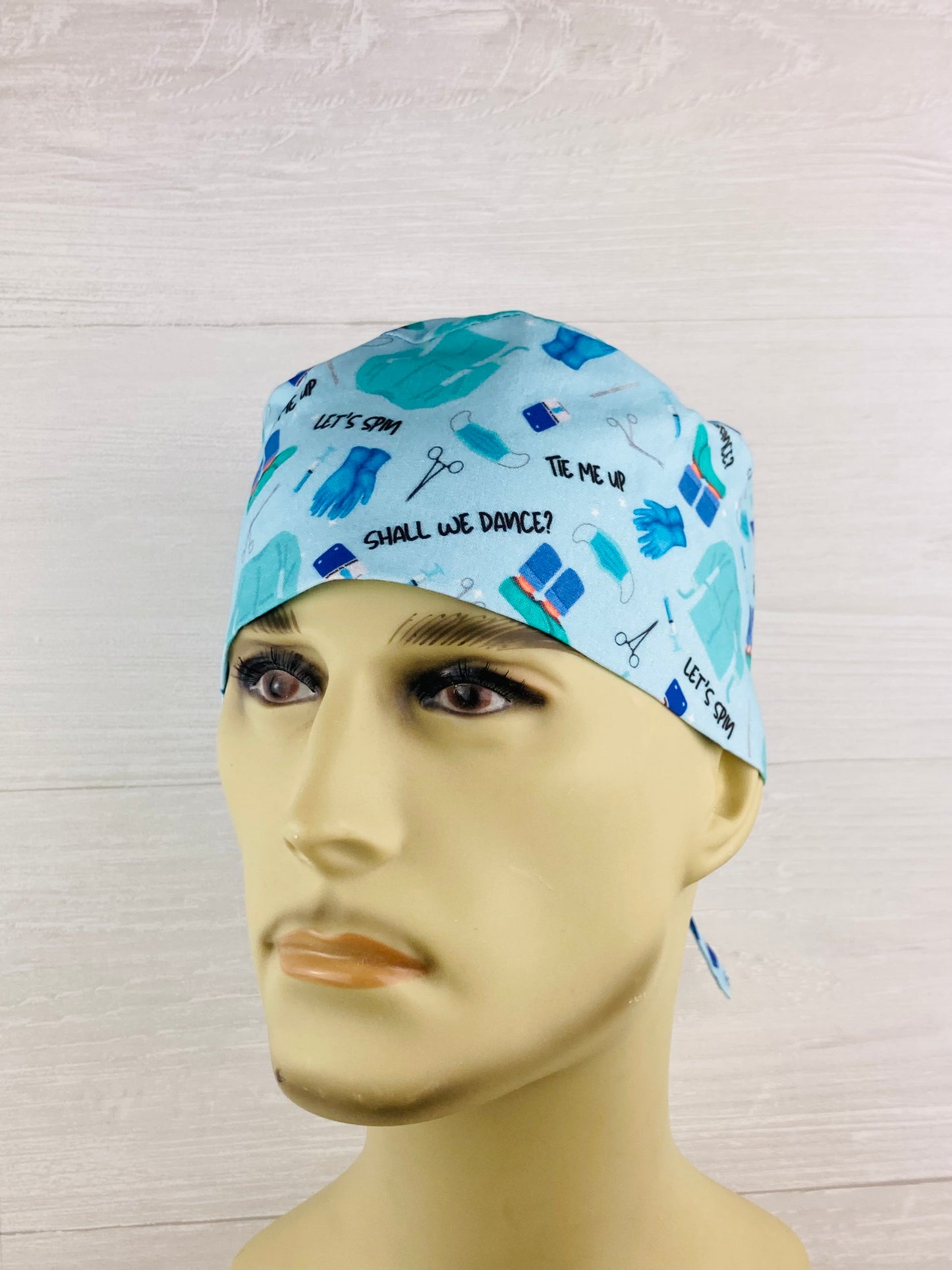 Let’s Spin Men's Scrub Hat