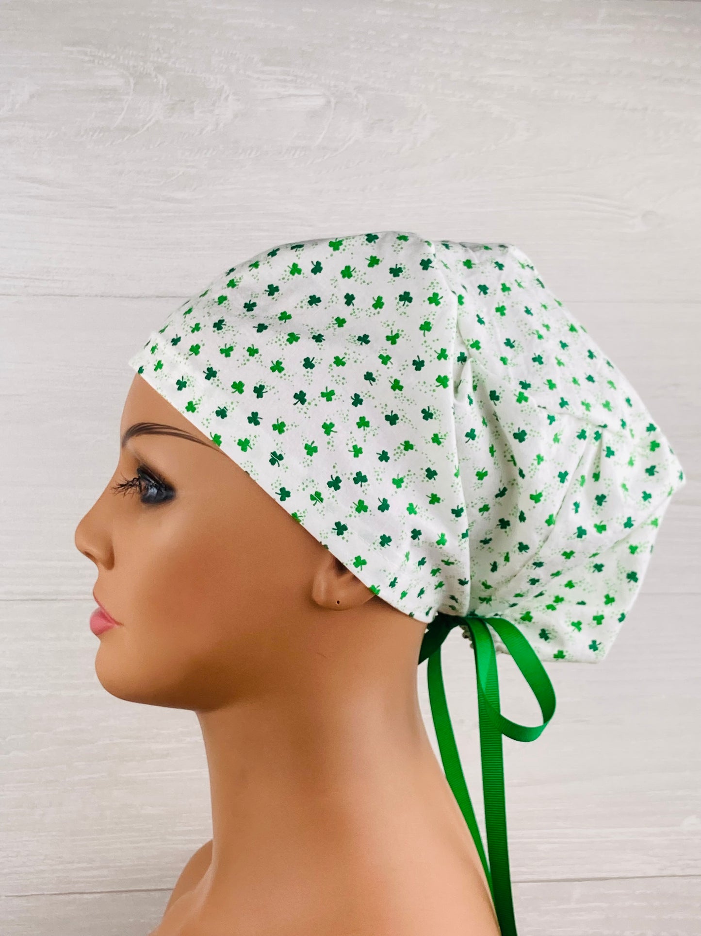Tiny Shamrocks Women's Tieback Hat