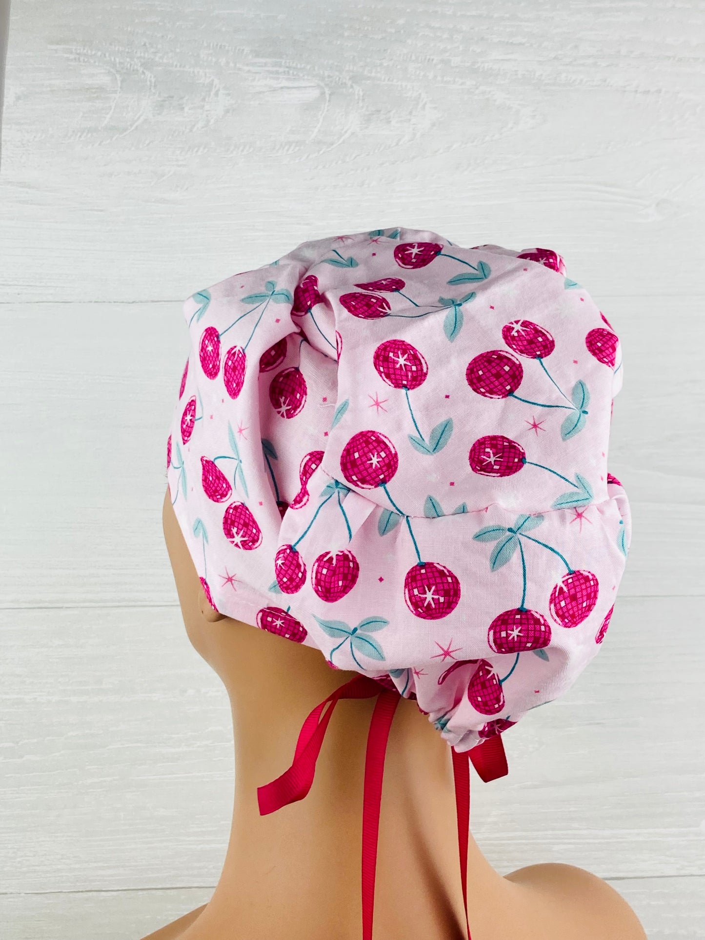 Disco Ball Cherries Women's Tieback Hat