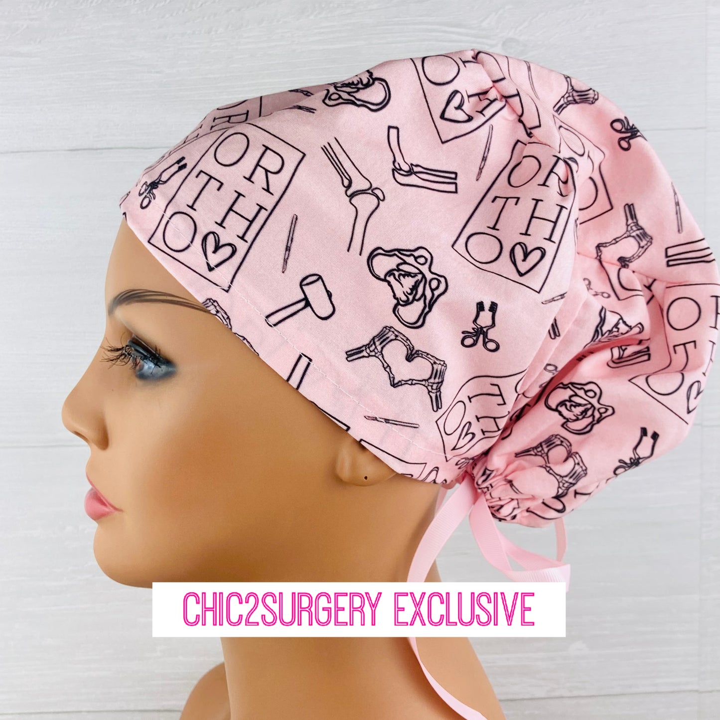 Ortho Love Pink Women’s Tieback Hat