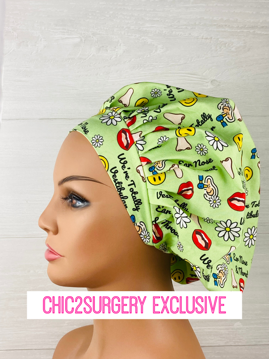 Totally Vestibular ENT Bouffant Scrub Cap