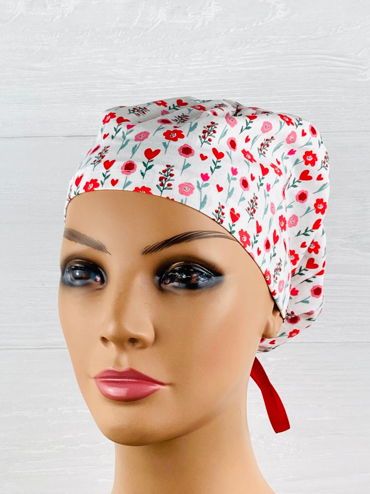 Valentines Floral Women's Tieback Hat