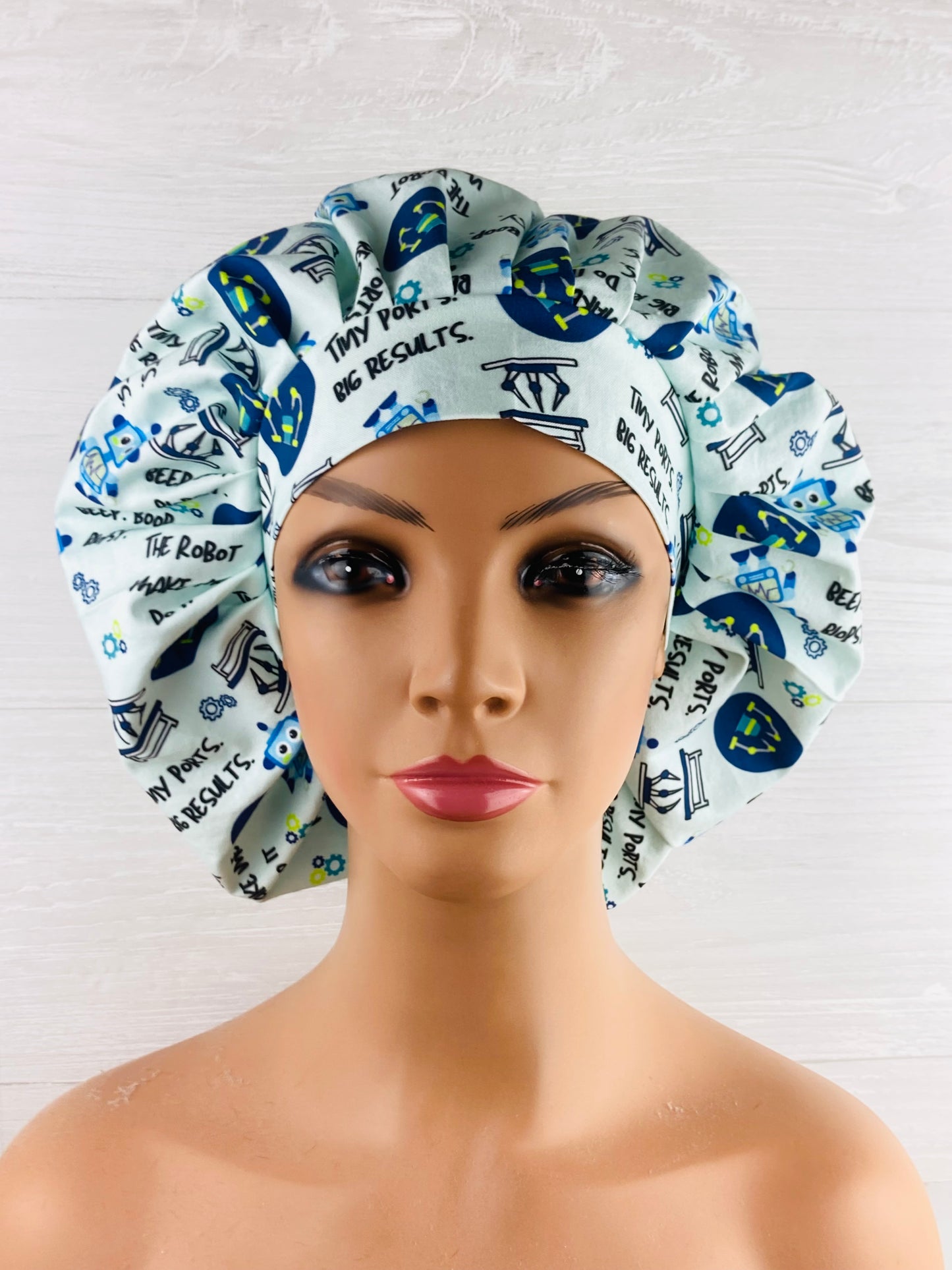 The Robot Made Me Do It Bouffant Scrub Cap