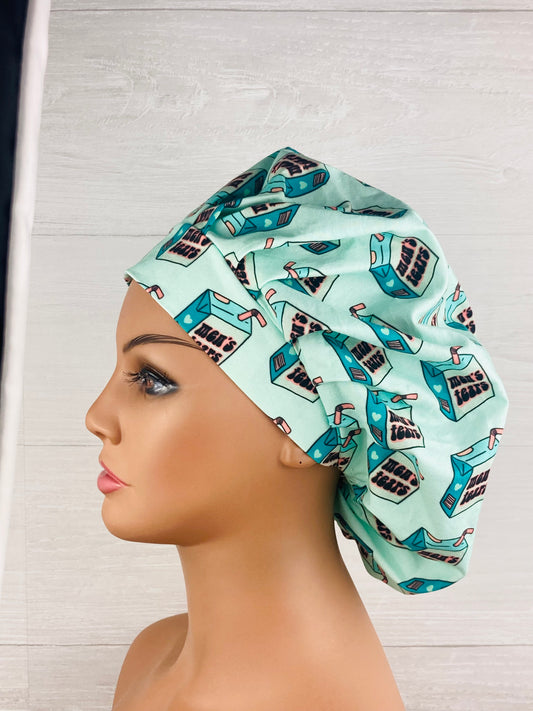 Men's Tears Bouffant Scrub Cap funny sarcastic handmade scrub cap