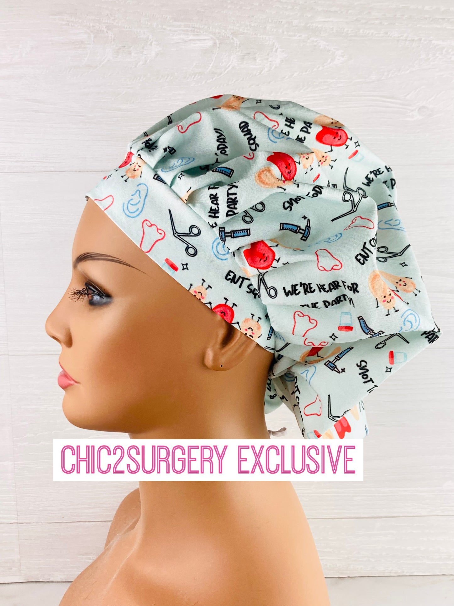ENT Squad Bouffant Scrub Cap