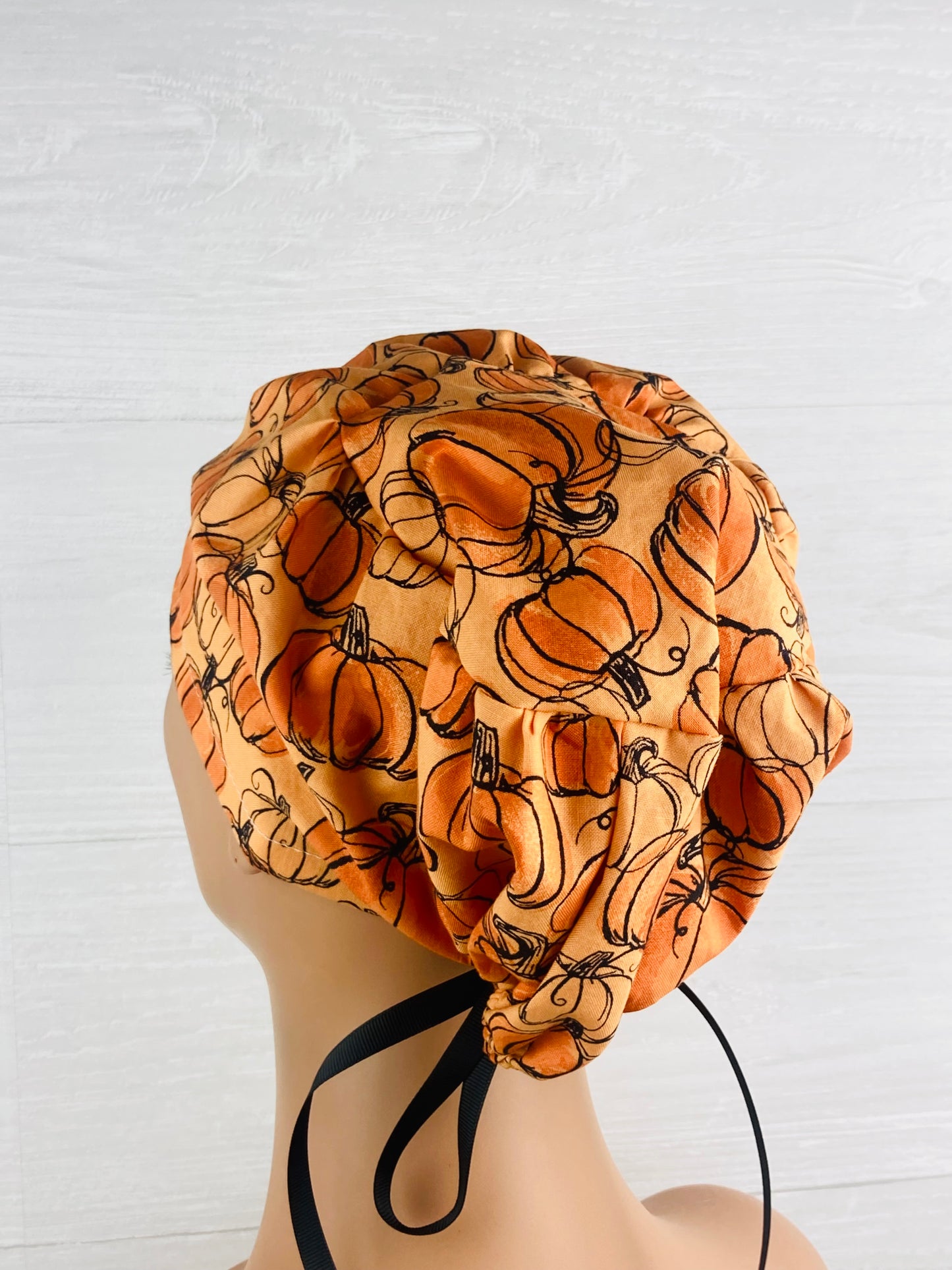 Sketched Pumpkins Women's Tieback Hat