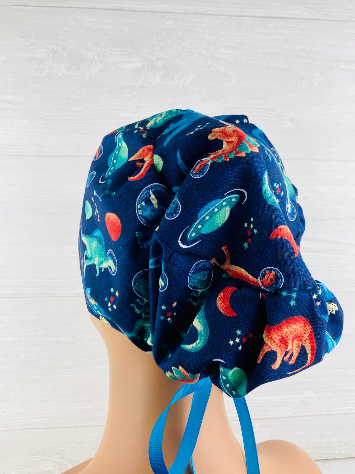 Dinosaurs in Space Womens Tieback Hat