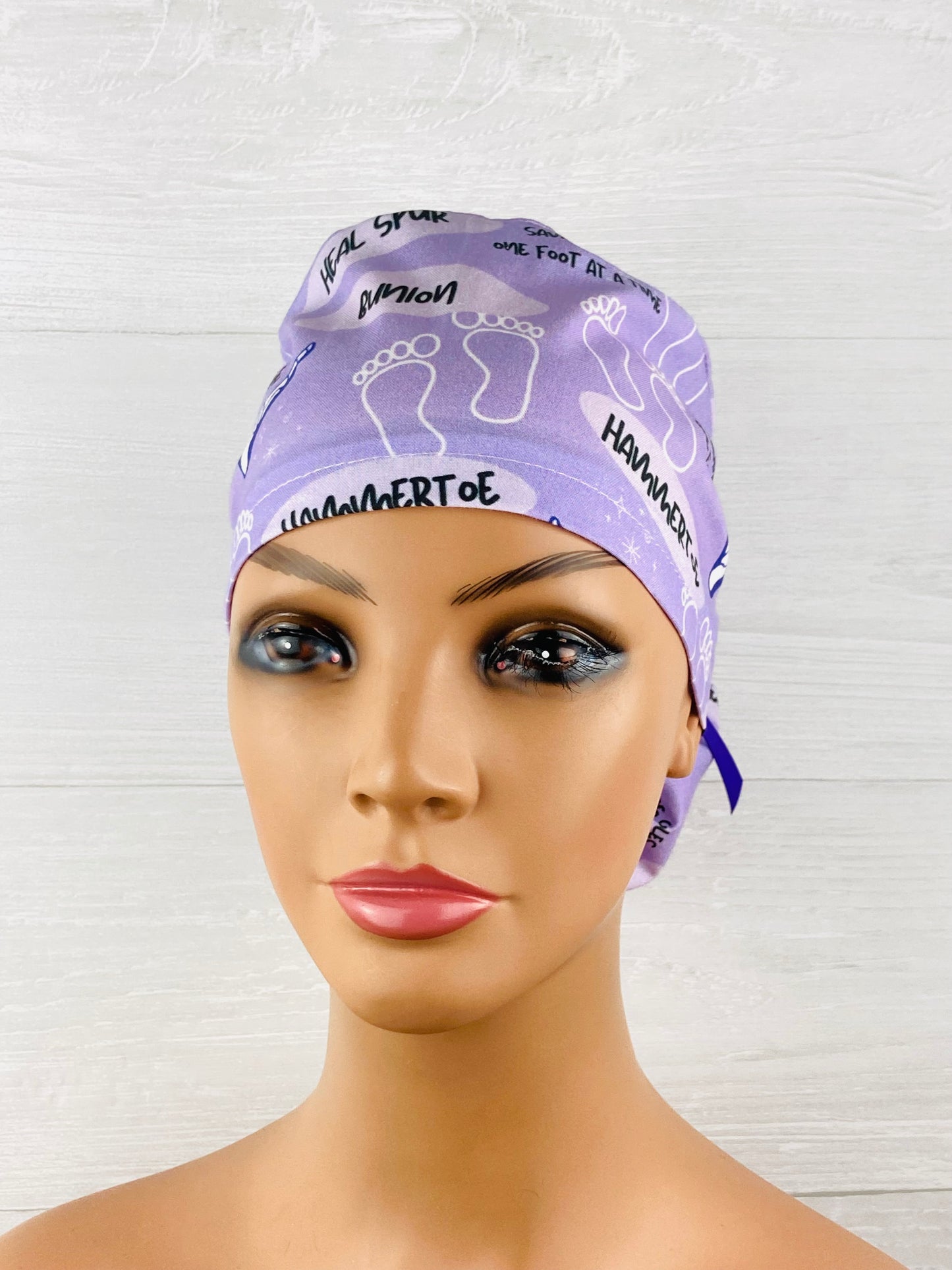 Saving Soles Podiatry Ponytail Scrub Cap