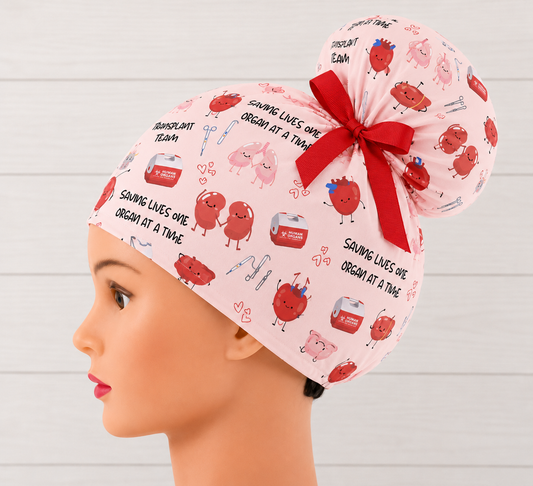 Transplant Team High Bun Scrub Cap - Chic2Surgery