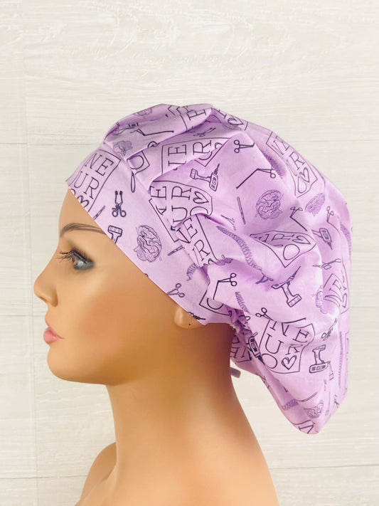 Neuro Love Purple Scrub Cap