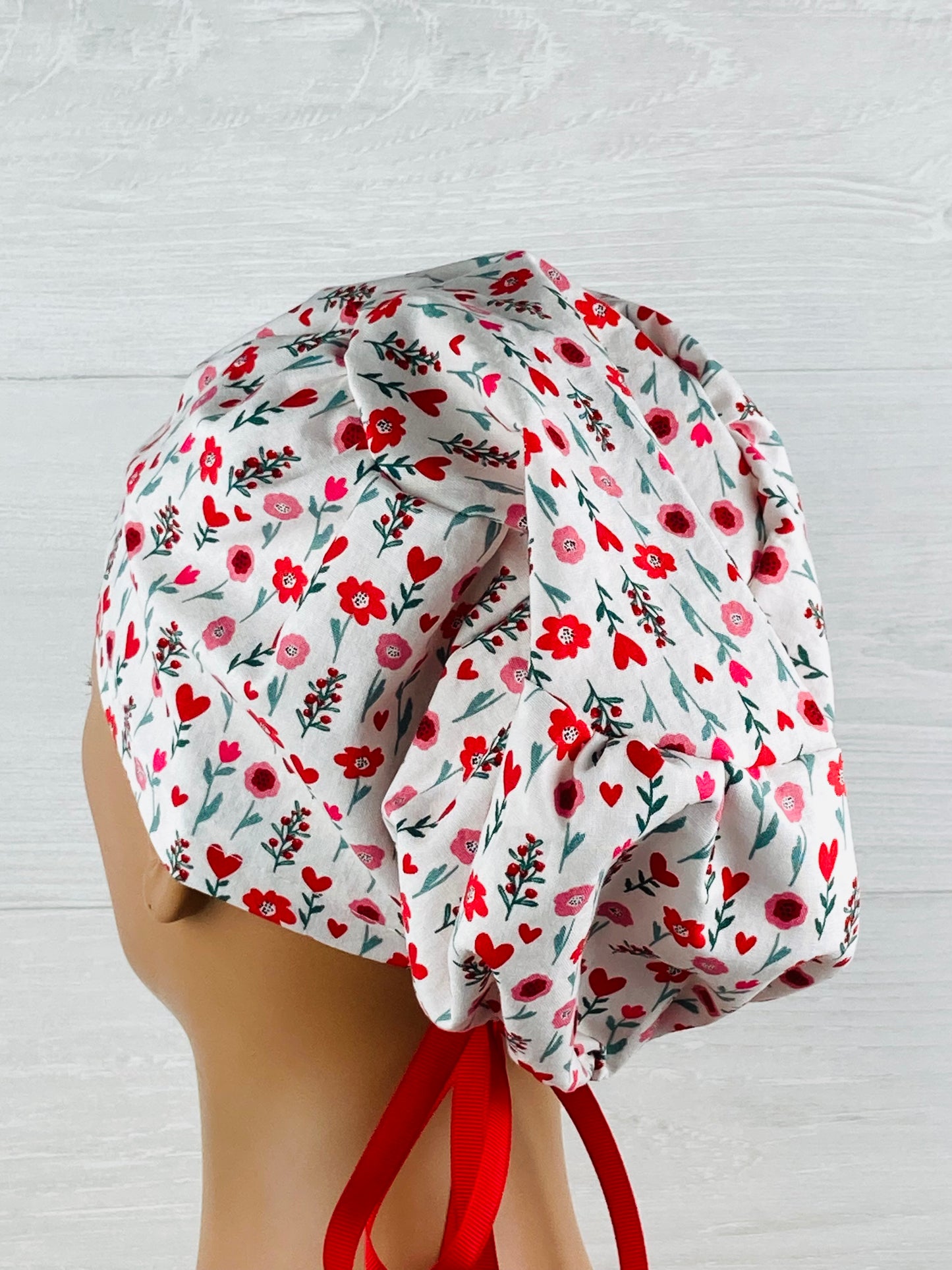 Valentines Floral Women's Tieback Hat