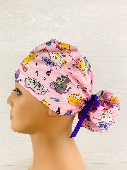 Sushi Cats Ponytail Hat
