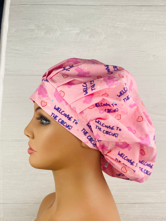 Welcome to the Circus Bouffant Scrub Cap