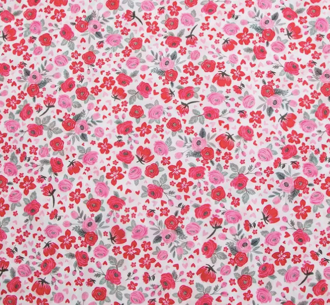 Cottage Valentine's Floral Women's Tieback Hat