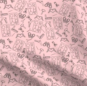 Ortho Love Pink High Bun Scrub Cap - Chic2Surgery