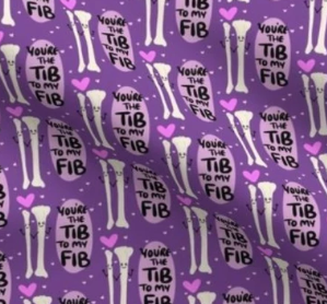 You're the Tib to my Fib High Bun Scrub Cap - Chic2Surgery