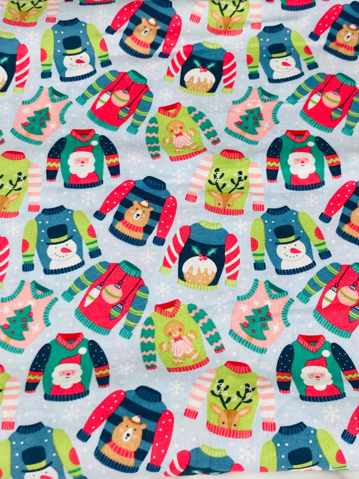 Christmas Sweaters Bouffant Scrub Cap | Handmade Surgical Hat for Nurses