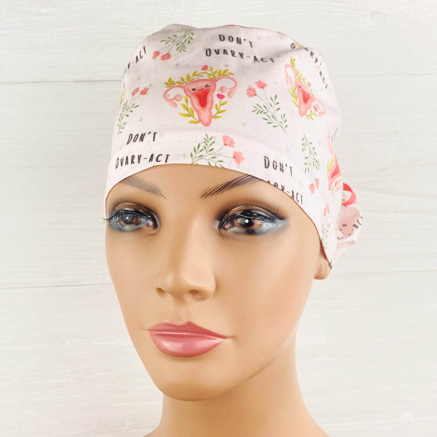 Don't Ovary-Act Ponytail Scrub Hat