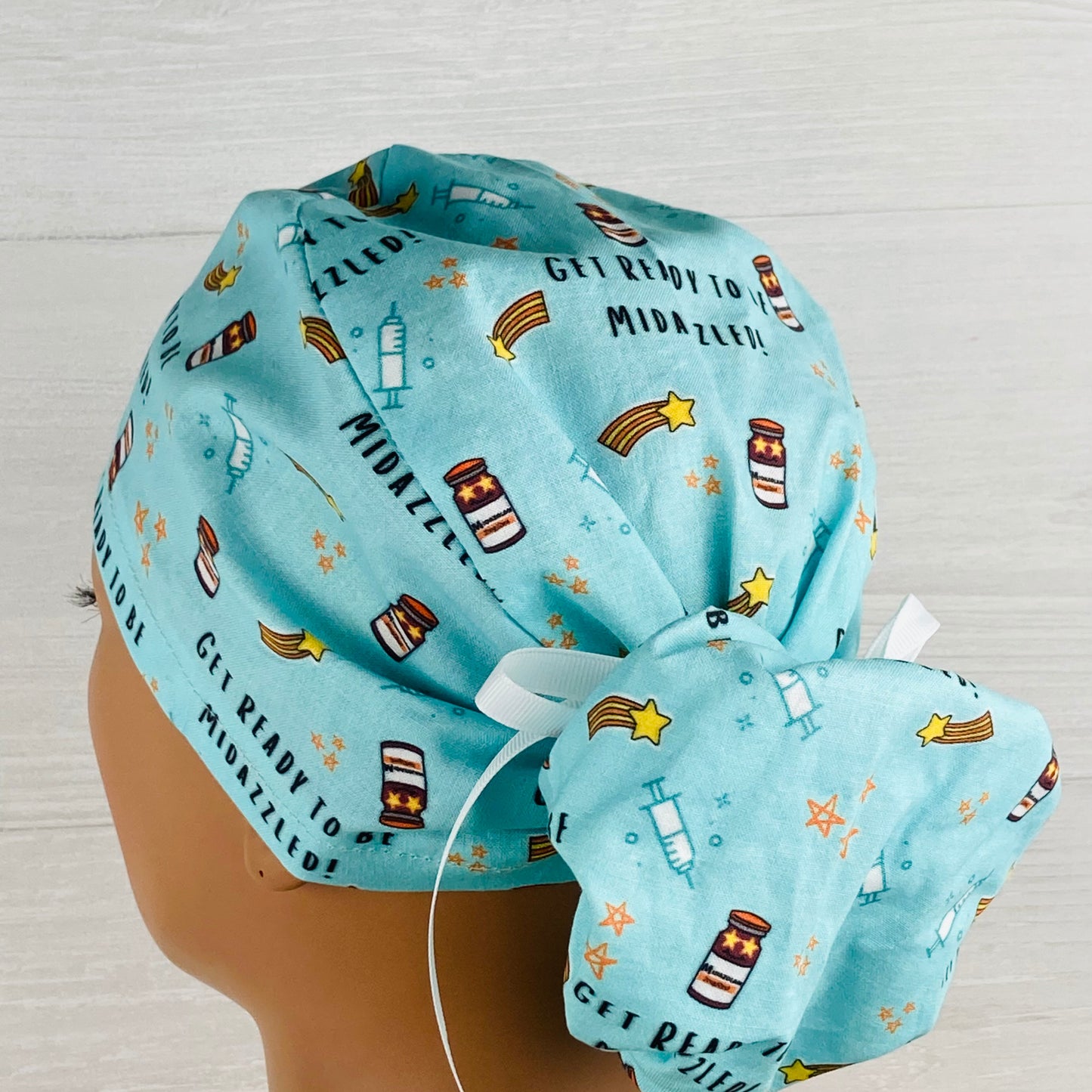 Get Ready to be Midazzled Ponytail Scrub Hat